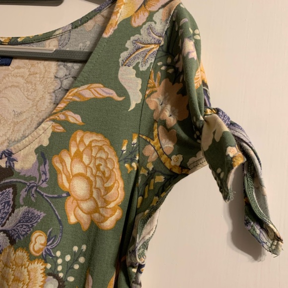 Chaps A line floral dress. - Picture 3 of 4